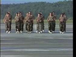 ["In the 1994 political TV ad for Sonny Mongomery, scenes depict him as a steadfast advocate for Mississippi's military resources. Defiantly opposing bureaucracy, Montgomery is shown passionately defending military bases, the National Guard, and resisting federal cuts. He symbolizes this resistance in military attire, with helicopters and an American flag backdrop, emphasizing his commitment to Mississippi's defense infrastructure."]