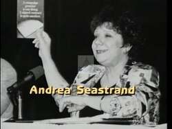 ["The 1996 political TV ad for Walter H. Capps' campaign portrays his opponent, Andrea Seastrand, as extremely right-wing, emphasizing her opposition to abortion rights, advocacy for gun rights, and support for education budget cuts. The ad uses dark, ominous visuals and music, with repeated criticism of Seastrand's policies, highlighting them as too extreme for the Central Coast. Additionally, it features images of concerned citizens, particularly women, reacting to Seastrand's political stances."]