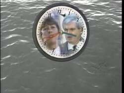 ["In the 1996 campaign ad, Democratic candidate Mike Ward positions himself as a steadfast defender of stringent environmental protections, contrasting sharply with Republicans Ann Northup and Newt Gingrich. Various scenes depict Northup and Gingrich as proponents of environmental deregulation and pollution, set against imagery of industrial waste and degradation, underscoring their perceived threat to environmental laws."]