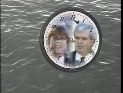 ["In the 1996 campaign ad, Democratic candidate Mike Ward targets Republicans Ann Northup and Newt Gingrich, portraying them as advocates for harmful, regressive environmental policies. The ad contrasts their stance with Ward's commitment to environmental protection, using visuals of polluted landscapes and impactful text overlays to underscore the negative impact of Northup and Gingrich's approach."]