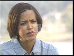 ["In the 1996 campaign ad for Democrat Mike Ward, scenes show him advocating for education at a rally, while Republicans Ann Northup and Newt Gingrich are depicted negatively for supporting severe budget cuts in education. Images of concerned students and critical overlay texts emphasize the contrasting educational policies between the parties."]