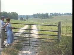 ["In the 1996 presidential campaign ad, Democrat Joe Wright showcases his leadership skills through vivid farm vignettes. Seen confidently leading and engaging with diverse groups of farmers, Wright emphasizes his strong, independent, conservative leadership values set against the backdrop of his bustling, sunlit farm, symbolizing hard work and dedication."]