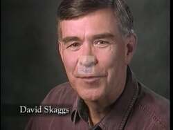 ["In his 1996 campaign ad, Congressman David Evans Skaggs earnestly seeks reelection support, emphasizing his legislative accomplishments in education and environment. He addresses the camera directly from his office, expressing gratitude to his constituents, highlighting the importance of their votes, and conveying a sincere hope for continued opportunity to serve."]