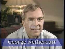 ["In the 1996 campaign ad, Republican George R. Nethercutt effectively uses his playful interactions with his dog, Chestnut, to address and counter misleading political attacks and advertisements. The casual and humorous tone, achieved through the repeated scolding and playful banter with Chestnut, humanizes Nethercutt, making him more relatable to viewers."]