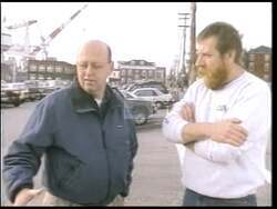 ["In the 1996 political campaign ad, Republican candidate James Bernard Longley emphasizes his commitment to preserving jobs in Maine's defense sector. Various scenes show Longley passionately advocating in Congress, speaking at public events, and discussing naval contracts, all highlighting his dedication to securing and expanding employment opportunities in Maine."]