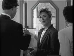 ["In the 1996 TV ad, Republican Jim Longley passionately promotes legislative reform, focusing on transparency, budget cuts, and accountability within Congress. Scenes depict Longley debating, discussing with colleagues, and addressing the public, underscoring his commitment to remodeling Congressional operations. His determined demeanor highlights his dedication to leadership and reform-focused governance."]