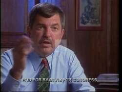 ["In the 1996 campaign ad for Democratic candidate Martin James Davis, poignant scenes highlight individual voices against AK-47s' impact on society, ranging from veterans to law enforcement officers. Each narration shares personal, harrowing stories from Vietnam to urban America, illustrating the urgent need for stricter gun control measures."]