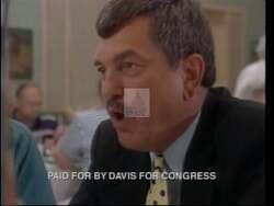 ["In the 1996 presidential campaign ad, Democratic candidate Martin James Davis passionately addresses honoring commitments to elderly and veterans, focusing on sustaining Social Security and Medicare. Scenes depict Davis at rallies, underscoring these commitments as moral duties, with engaged crowds and American flags enhancing the patriotic appeal."]