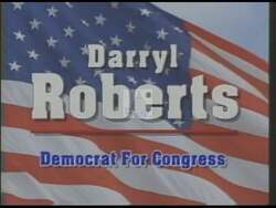 ["The 1996 political ad for Darryl F. Roberts employs poignant imagery of veterans and marines, juxtaposed against American flags, to evoke themes of loyalty, duty, and betrayal. The ad criticizes opponent Watkins and the GOP for neglecting veterans and the public, emphasizing Roberts��������� commitment to upholding American values and addressing the needs of veterans and constituents."]