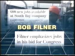 ["In his 1992 presidential campaign ad, Bob Filner presents himself as a confident and dedicated leader. Featuring scenes of him addressing enthusiastic crowds and emphasizing his accomplishments at various campaign rallies, the ad portrays Filner against the backdrop of San Diego, interacting warmly with constituents and speaking passionately about community improvement. His consistent message highlights strong leadership and commitment to voters."]