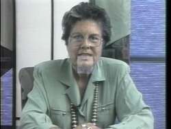 ["In her 1992 political campaign ad, Democratic candidate Ada Deer delivers a series of powerful speeches to an enthusiastic crowd. With determination and hope, she advocates for community involvement, emphasizing her commitment to taking actionable steps toward care and compassion. The ad showcases her dedication and readiness to serve."]