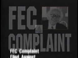 ["In the 1996 political TV ad for Republican Party candidate Susan W. Sweetser, Bernie Sanders is depicted in a series of poignant scenes reflecting political controversy. Scenes show Sanders appearing contemplative and concerned amid American flags, with allegations spotlighting his hypocrisy in Congressional pay raises and potential legal issues with campaign funds."]