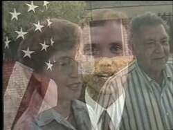 ["The 1996 presidential ad for James Walker highlighted his dedication to economic reform and strong social policies, with multiple scenes of him speaking passionately at podiums, confidently addressing both small gatherings and large crowds. Overlay texts emphasized his economic focus and prominent endorsements, underscoring his leadership qualities and vision for America."]