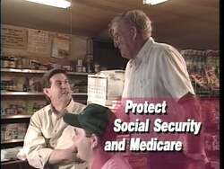 ["In the 1996 campaign ad, Republican candidate Bob Riley speaks directly to voters, emphasizing his commitment to protecting Social Security and advocating for conservative reforms. He promises budget balance and fights against political abuse, waste, and fraud in government, presenting himself as a serious and determined reformer dedicated to integrity."]