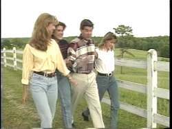 ["The 1996 political TV ad for Republican Bob Riley highlights his integrity and family values. Featuring multiple scenes of Riley embracing his son at various campaign events, the ad underscores his role as a committed father and public servant. With Riley's sincere speeches and familial interactions, the campaign showcases his personal character and warmth, aiming to resonate with voters who prioritize strong community and family ethics."]