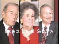 ["In the 1996 TV ad for Bob Riley's presidential campaign, he confidently addresses large, supportive crowds from a podium, surrounded by American flags. Riley passionately promotes conservative values, fiscal responsibility, and political change, presenting himself as a dedicated, traditional conservative ready to lead with commitment and resolve."]