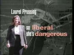 ["In the 1996 presidential campaign ad, Republican candidate Tom Ewing targeted his opponent, Laurel Prussing, criticizing her voting record as excessively liberal. The ad aimed to frame Prussings positions as too far left, leveraging this portrayal to appeal to more moderate and conservative voters."]