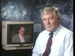 ["In a 1996 campaign ad, Democratic Presidential candidate Glenn Poshard emphasizes integrity and commitment to responsible governance. Multiple scenes feature Poshard speaking earnestly to voters against patriotic backdrops, underlining his dedication to trust, refusal of PAC money, and balanced budgeting. The ad conveys his strong sense of duty and ethical governance."]