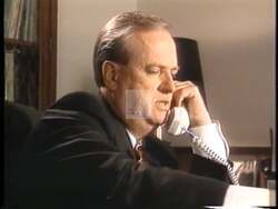 ["The 1996 political TV ad for Democratic presidential candidate Danny Williams showcases his confidence and dedication to issues like fiscal responsibility and educational funding. The ad features multiple scenes of Williams speaking passionately at podiums and directly to the camera, backed by images of Oklahoma and supportive audiences, emphasizing his sincerity and commitment."]