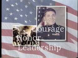 ["In the 1996 campaign ad, Democratic candidate Darryl F. Roberts uses his Marine veteran background to emphasize values such as loyalty and responsibility. Throughout the ad, Roberts criticizes his Republican opponents for favoring the wealthy and neglecting average citizens. The solemn tones and patriotic visuals underscore his strong stance against political betrayal and his commitment to unity."]