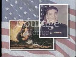 ["In the 1996 presidential campaign ad, Democratic candidate Darryl F. Roberts leverages his military credentials to appeal to voters. The ad showcases Roberts in uniform receiving a medal, accentuated with text that highlights his values and service. Throughout, Roberts confidently addresses national issues, positioning himself as a leader prepared by experience."]