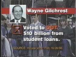 ["The 1996 presidential campaign ad for Democratic Party candidate Steven R. Eastaugh showcases his dedication to crucial public services. Eastaugh, depicted as a strong and confident advocate, promises to safeguard education, healthcare, and pensions, emphasizing his support for working families and the middle class. Scenes feature him speaking passionately about protecting Medicare, student loans, and worker benefits against the backdrop of an American flag."]