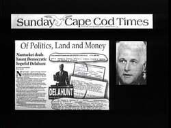 ["The 1996 political TV ad from Republican candidate Edward Teague features a series of intense, somber scenes depicting citizens, including children, with anxious and worried expressions. The ad raises serious concerns and allegations about the character and actions of his opponent, Bill Delahunt, with an ominous soundtrack and critical voice-over questioning Delahunts integrity and decisions, effectively casting doubt among viewers about his suitability for office."]