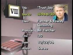 ["In a 1996 political TV ad, Democratic candidate Jay Johnson positioned himself as a champion for middle-class families and a proponent of fair tax policies. The ad featured Johnson addressing crowds and directly to the camera, while contrasting his favorable policies against his opponent David Prosser, who was depicted negatively. The ad emphasized Johnson's opposition to a milk tax increase and his support for a balanced budget and tax credits."]