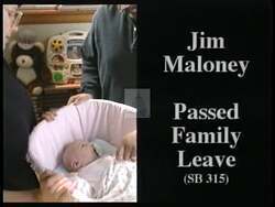 ["In his 1996 campaign ad, Jim Maloney presents himself as a dedicated protector of family, Medicare, and education, starkly contrasting his opponent Gary Franks adverse positions. Maloney portrays himself as a committed, proactive leader, emphasizing his advocacy against Franks' alignment with unpopular cuts spearheaded by Gingrich, thereby positioning himself as the favorable choice for voters concerned with maintaining valuable social policies."]