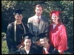 ["In the 1996 political TV ad, Republican candidate Mark Neumann, a former math teacher, expresses frustration while debunking opponents��������� false claims that budget increases were cuts. Throughout the scenes, he corrects these misleading statements at various podiums, emphasizing the importance of accurate arithmetic in political discussions and urging better math education for politicians."]