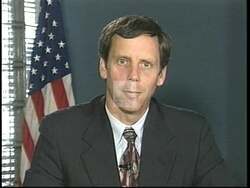 ["In the 1996 political TV ad for Mark Neumann, scenes depict him criticizing his opponent Lydia Spotswood's voting record and emphasizing key campaign themes like family values and voter responsibility. Neumann, addressing the audience directly, called for attention to national future prospects and the importance of making informed electoral choices."]