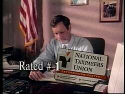 ["In the 1996 campaign ad, Republican Mark Neumann emphasized his staunch commitment to slashing government waste and excessive spending. Throughout various scenes, Neumann is depicted passionately advocating for fiscal responsibility at press conferences, reviewing budget documents scrupulously, and addressing supportive crowds. His dedication to financial prudence is highlighted as a central theme of his presidential bid."]