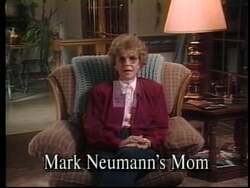 ["In a 1996 political TV ad for Republican Mark Neumann's presidential campaign, his mother and several middle-aged women speak about his dedication to integrating integrity into politics and preserving Medicare. They refute negative campaign ads in a series of heartfelt testimonials, aiming to showcase Neumanns commitment and values in a homely setting."]