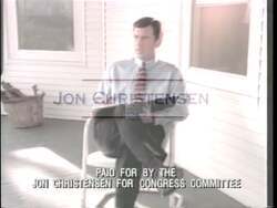 ["The 1996 political TV ad for Republican candidate Jon Lynn Christensen features him passionately advocating for Nebraska and its values. The scenes capture Christensen throughout rural Nebraska, emphasizing his commitment to fiscal responsibility, public safety, and educational improvement, while underscoring his deep roots and dedication to enhancing local communities and restoring American values."]