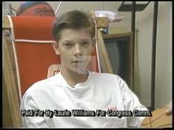 ["In the 1992 campaign ad, Democratic candidate Laurie Williams stresses fiscal responsibility and the importance of prioritizing education and future generations. She advocates against tax increases and for reducing national debt, while calling for a responsible Congress that focuses on effective budget management and investment in youth. Williams presents herself confidently and passionately throughout the ad."]