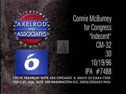 ["In a poignant 1996 political ad for Democratic Party candidate Connie McBurney, a grieving mother passionately confronts and rebukes a political opponent's accusations concerning child health and safety. Through a series of emotional scenes, she shares her harrowing experiences with childbirth loss, criticizing hypocrisy and misrepresentation by the opposing politician."]