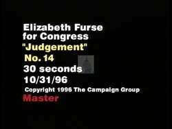 ["The 1996 political TV ad for Democratic Party candidate Elizabeth Furse effectively contrasts her positive endorsements and policies against her opponent Bill Witts negative reviews and policies. Using split-screen visuals and contrasting newspaper headlines, the ad emphasizes Furse's support from various newspapers while highlighting the criticism of Witt's policies, aiming to sway voters by showcasing Furse's superior qualifications and positive public and media perception."]