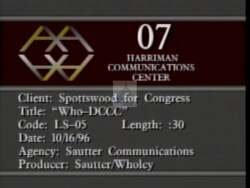 ["In the 1996 ad, Lydia C. Spottswood positions herself as a champion for seniors, workers, and environmental protection, starkly contrasting her views and commitments with those of opponent Mark Newman. Highlighting her dedication to Wisconsin values, the ad portrays Newman's policies negatively, emphasizing Spottswood's advocacy for senior Medicare, worker pensions, and the environment."]