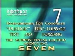 ["In the 1996 political TV ad, Republican candidate Geoff H. Rosenberger is portrayed as a dedicated family man and active community member. Scenes of Geoff smiling warmly with his daughters and engaging with community members at various local events emphasize his commitment to family values and community service."]