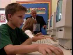 ["In a 1996 political TV ad, Democratic candidate Leonard Boswell emphasizes his deep roots and commitment to Iowa. With scenes of him engaging with locals and speaking at various podiums, Boswell advocates passionately for economic and educational advancements, better conditions for workers, and security for retirees. His leadership and dedication are highlighted against pastoral and community backdrops, urging voters to support his vision for Iowa's future."]