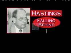 ["The 1996 political TV ad for Democratic candidate Rick Locke emphasizes his stance as a family-first leader. Presenting himself confidently, Locke addresses crowds, underlining his commitment to local job growth, healthcare protection, and enhancing education. The ad contrasts his policies favorably against opponent Doc Hastings, stressing Lockes focus on benefiting families and seniors while promoting a diverse, inclusive campaign support base."]