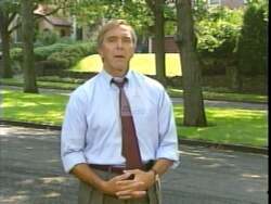 ["George R. Nethercutt's 1996 campaign ad focuses on his strong stance against crime, highlighting his legislative achievements and advocating for tougher crime laws. With scenes set against political backdrops, Nethercutt's determined and confident demeanor reflects his commitment to enhancing community safety through strict crime prevention measures."]