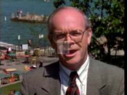 ["In the 1996 political TV ad, Democratic candidate Paul R. Soglin speaks passionately at various events, declaring his candidacy for Congress. Surrounded by enthusiastic supporters, he pledges strong representation for the 2nd Congressional District. The ad emphasizes his confidence and dedication, aiming to rally voter support through his committed rhetoric."]