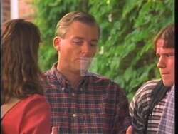 ["In his 1996 campaign ad, Democratic candidate Joe Keefe emphasizes his commitment to education, focusing on protecting student loans and promoting educational affordability. Positioned as a dedicated family man and advocate, Keefe reinforces his stance across various scenes where he interacts with family and addresses the public, advocating for the needs of middle-class families."]