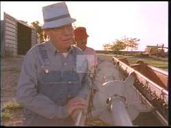 ["In the 1996 presidential campaign ad, Democratic candidate William Petzoldt Yellowtail passionately addresses Montanans from bustling Main Street settings, advocating for economic reforms and prosperity. He emphasizes improving the local economy, speaking directly to the community and promoting policies aimed at economic growth and vitality across Montana."]