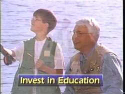 ["In his 1996 presidential campaign ad, Bill Yellowtail addresses Montanans amid stunning local backdrops. He advocates for education, healthcare, and environmental protection, positioning himself as a confident, hopeful candidate dedicated to local families and Montanas sustainable future. His message emphasizes committed investment in education and Medicare, rallying for crucial reforms."]