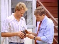 ["In the 1988 political TV ad, Democratic Party candidate Tim Johnson emphasizes his commitment to clean water initiatives. Featuring scenes of Johnson advocating passionately at various podiums and serene water visuals symbolizing purity, the ad highlights his legislative efforts to ensure safe drinking standards in South Dakota. The ad portrays Johnson as a dedicated and reliable advocate for environmental safety."]