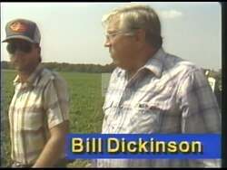 ["The 1990 political TV ad for Republican Bill Dickinson showcases his close community ties and attentiveness to constituents' needs, illustrated through scenes of him engaging with citizens, resolving issues like Social Security, and speaking confidently at public events. Dickinson's responsiveness and compassion are highlighted, emphasizing his dedication to serving the public effectively."]