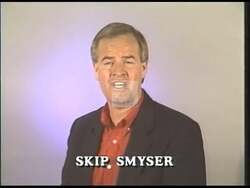 ["In Skip Smyser's 1990 presidential campaign ad, the Republican candidate passionately promotes transformative values and policy goals for Idaho. He addresses both the camera and voters directly in various settings, including a field and at the podium with banners and flags, conveying a patriotic and hopeful vision. His message is focused on positive change and strong leadership."]