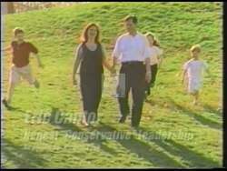 ["In his 2000 presidential campaign ad, Eric Cantor advocated for a $1,000 per child education tax credit, promising to ease financial burdens on families. The ad featured diverse scenes of hopeful children engaged in studies at school and at home, with Cantor interacting warmly with students and discussing his education policies at various events, emphasizing his commitment to accessible and affordable education."]